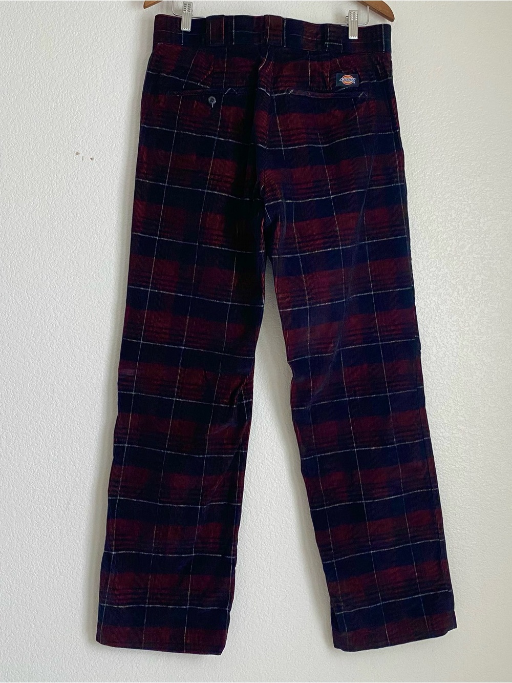 Dickies Alma Plaid Corduroy Pants, black, 33